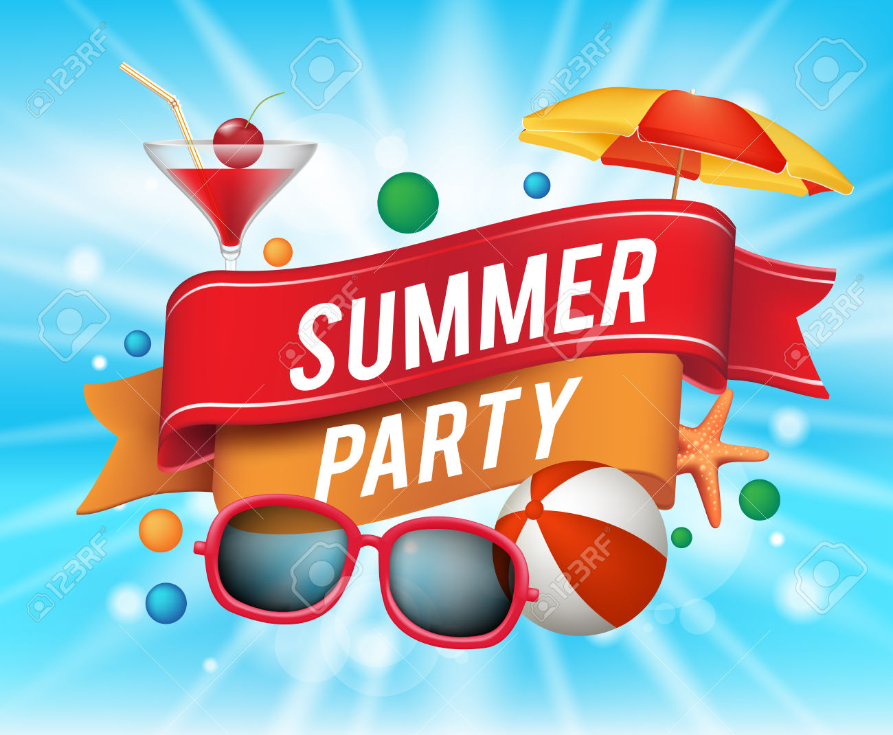 clipart summer party - photo #29